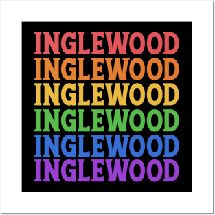 INGLEWOOD COLORFUL CITY Posters and Art